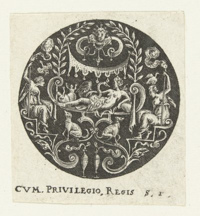 Medaillon mit Leda von Anonymous