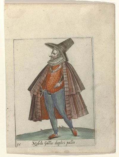 Nobilis Gallus duplici pallio von Anonymous