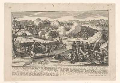 Übergabe von General Burgoyne an General Gates am 17. Oktober 1777 von Anonymous