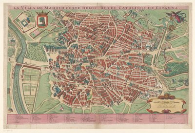 Stadtplan von Madrid von Anonymous