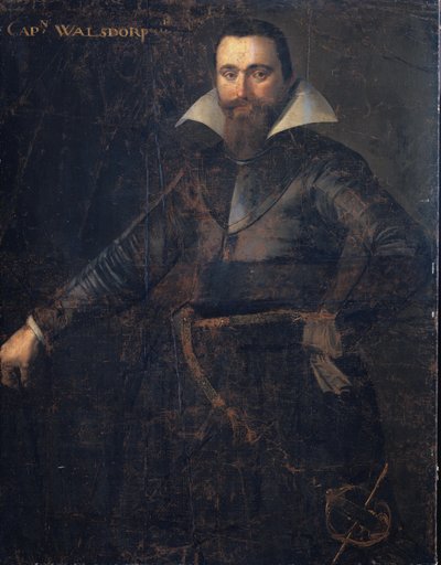 Porträt von Bartholomeus Andrio Walsdorffer, Hauptmann einer Schweizer Kompanie zur Verteilung von Friesland, gestorben in Bergen-op-Zoom von Anonymous