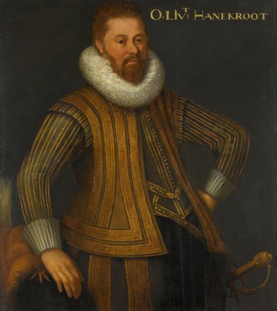 Porträt von Eberhardt Hanekrodt (Evert Hanecrot), Hauptmann einer Kompanie des Regiments von Ernst Casimir von Nassau von Anonymous