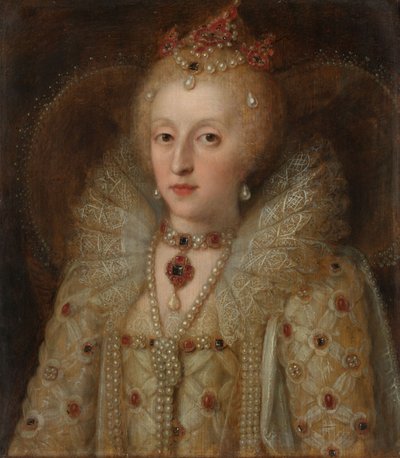 Porträt von Elizabeth I., Königin von England, 1550-99 von Anonymous