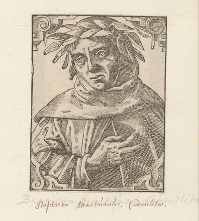 Porträt von Baptista Mantuanus von Anonymous