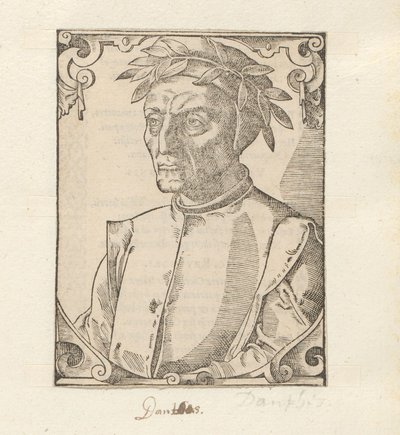 Porträt von Dante Alighieri von Anonymous