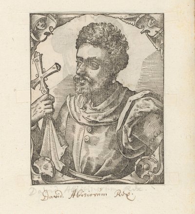 Porträt von Dawit II., Kaiser von Abessinien von Anonymous