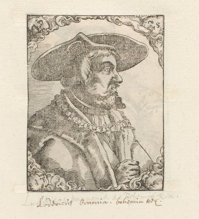 Porträt von Ludwig II. von Ungarn von Anonymous