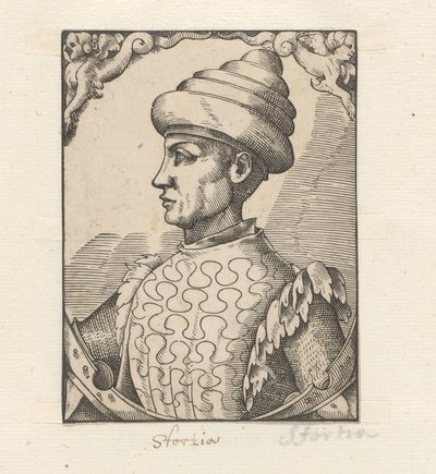 Porträt von Muzio Attendola Sforza von Anonymous