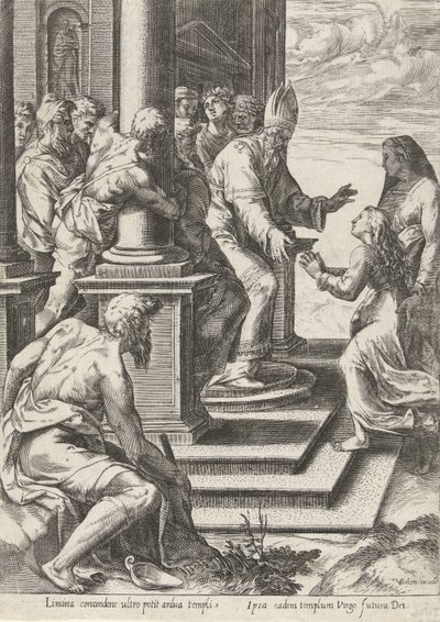Darstellung Mariens im Tempel von Anonymous