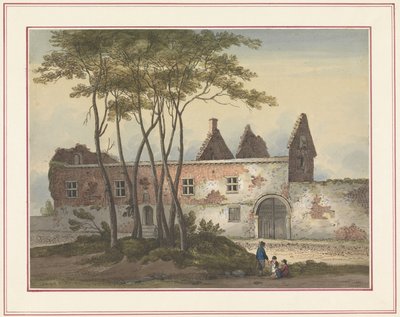 Ruine des Hofes von Le Caillou von Anonymous