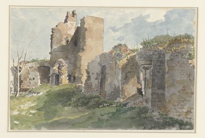 Ruinen des Château de Chevreuse von Anonymous