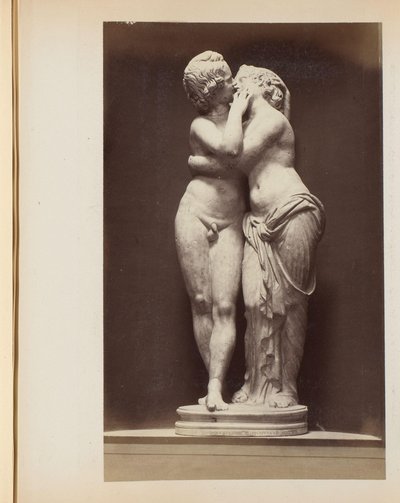 Skulptur von Amor und Psyche in den Kapitolinischen Museen in Rom, Italien von Anonymous