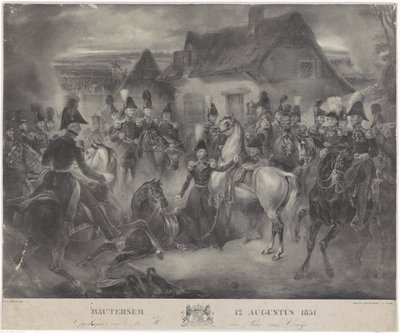 Schlacht bei Boutersem, 1831 von Anonymous