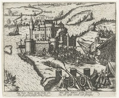 Schloss Loevestein von Herman de Ruiter eingenommen, 1570 von Anonymous