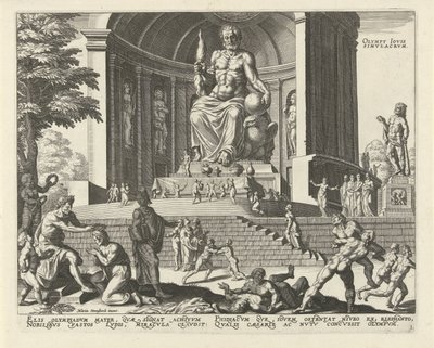 Statue des Zeus in Olympia von Anonymous
