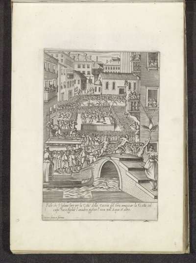 Straßenfest in Venedig von Anonymous