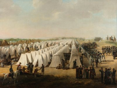 Das Armeelager bei Rijen von Anonymous