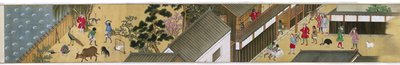 Der Handelsposten in Dejima Makimono Nagasaki und Deshima von Anonymous