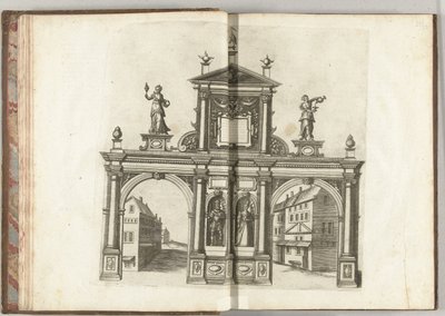 Szene mit Kaiser Maximilian I. und Maria von Burgund, 1594 von Anonymous