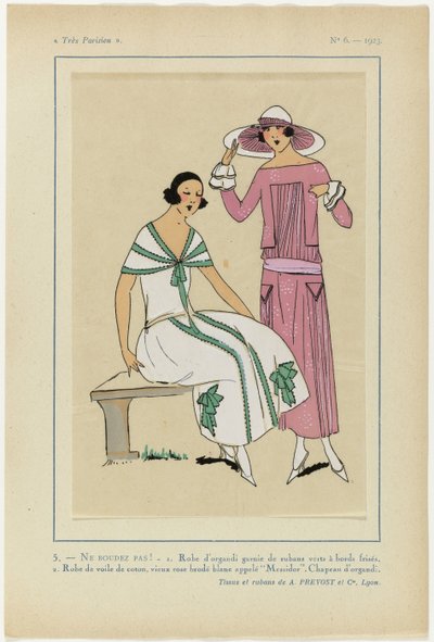 Très Parisien, 1923, Nr. 6: 5.- NE BOUDEZ PAS! - 1. Robe d