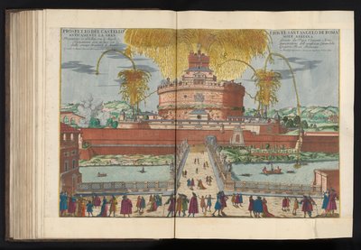 Feuerwerk auf der Engelsburg von Anonymous