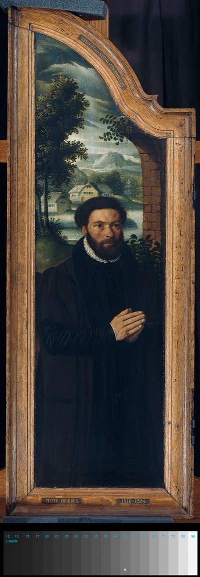 Flügel eines Triptychons mit dem Porträt von Julien de Brouckere von Anonymous