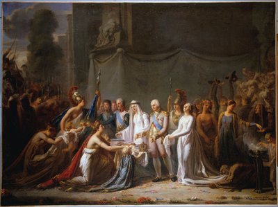 Allegorie des Einzugs von Louis XVIII in Paris am 3. Mai 1814 von Anonymous Anonymous