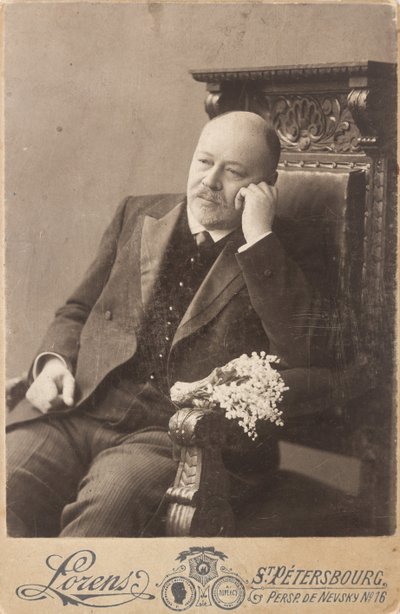 Porträt des Komponisten Anatoly Konstantinovich Lyadov von Anonymous Anonymous