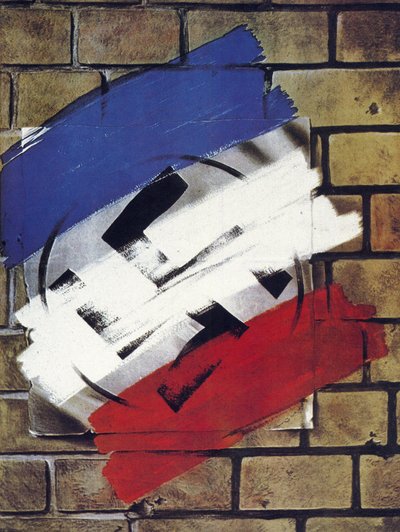 Anonymes Plakat veröffentlicht bei der Befreiung Frankreichs - 1944 von Anonymous Anonymous