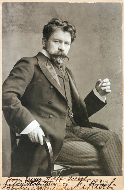 Porträt des Dirigenten Arthur Nikisch (1855-1922) von Anonymous Anonymous