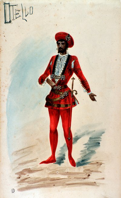 Kostüm für Otello in der Oper von Giuseppe Verdi von Anonymous Anonymous