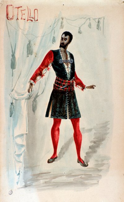 Kostüm für Otello in der Oper von Giuseppe Verdi von Anonymous Anonymous