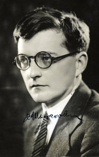 Dmitri Schostakowitsch - Porträt des Komponisten Dmitri Schostakowitsch (1906-1975), Anonym von Anonymous Anonymous