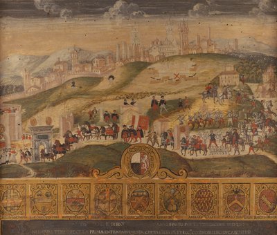 Herzog Cosimo I. de Medici kommt in Siena an von Anonymous Anonymous