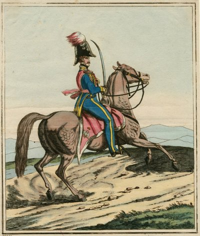 General Jozef Dwernicki (1779-1857), polnischer General, der am Novemberaufstand oder Polnisch-Russischen Krieg von 1830-1831 teilnahm von Anonymous Anonymous