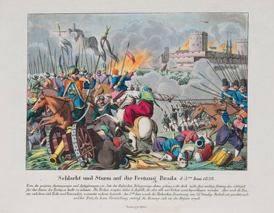 Russisch-Türkischer Krieg 1828-1829 - Der Sturm auf die Festung Brailov am 15. Juni von Anonymous Anonymous