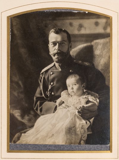 Zar Nikolaus II. und Zarewitsch Alexei von Anonymous Anonymous