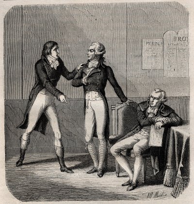 Maximilien Robespierre - Louis de Saint-Just von Anonymous Anonymous