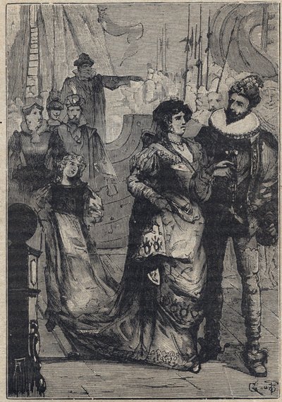 Treffen zwischen Lucrezia Borgia und Alfonso I d