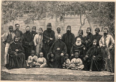 Monsignore Daniel Comboni (1831-1881) und die Missionare verließen Kairo am 26. Januar nach Khartum von Anonymous Anonymous