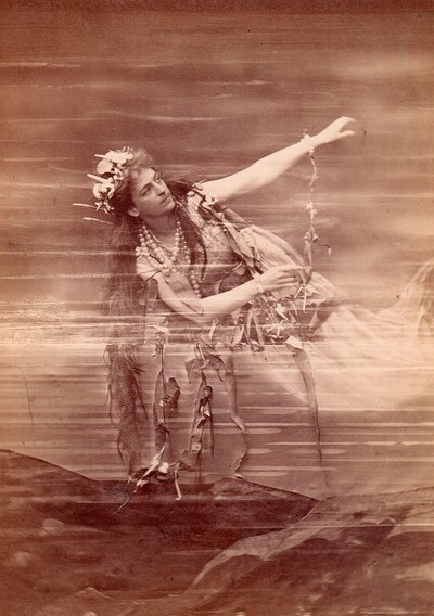 Opernsängerin Lilli Lehmann (1848-1929) als Woglinde in der Oper Das Rheingold von Richard Wagner. Bayreuth von Anonymous Anonymous