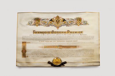 Orden vom Goldenen Vlies: Das österreichische Goldene Vlies - Diplôme d