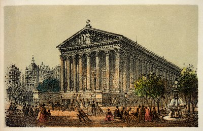 Paris 1874: Kirche La Madeleine von Anonymous Anonymous