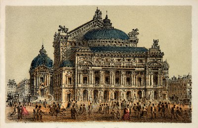 Paris 1874: Die neue Oper (Opéra Garnier), Private Sammlung von Anonymous Anonymous