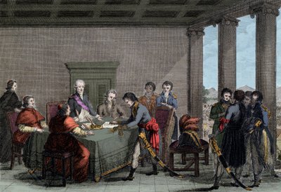 Frieden von Tolentino zwischen Napoleon I. und Papst Pius VI., 18. Februar von Anonymous Anonymous