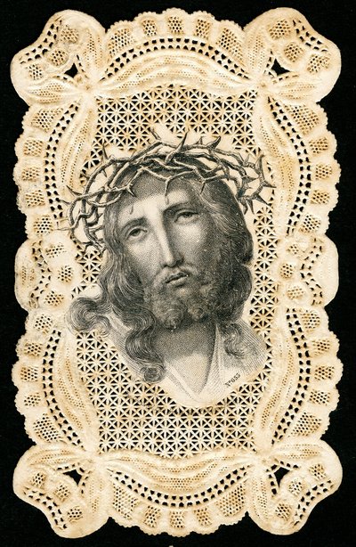 Jesus Christus mit Dornenkrone (Stich) von Anonymous Anonymous