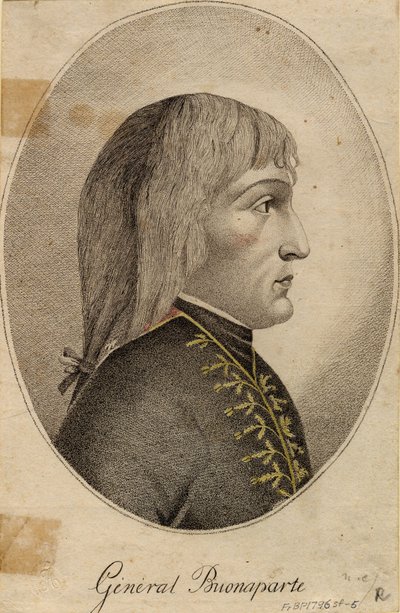 Porträt von General Napoleon Bonaparte von Anonymous Anonymous