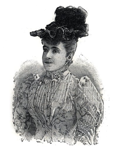 Porträt von Adelina Patti, italienische Sängerin. Gravur in "Le Petit Parisien" von Anonymous Anonymous