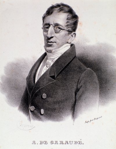 Porträt von Alexis de Garaude (1779-1852), französischer Komponist. 19. Jahrhundert von Anonymous Anonymous