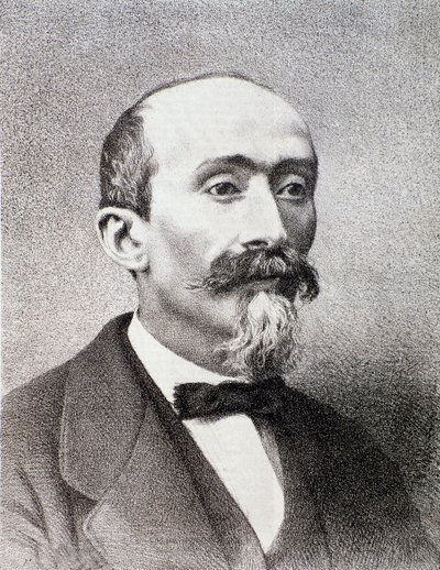 Porträt von Antonio Cagnoni, italienischer Komponist. Mailänder Privatsammlung von Anonymous Anonymous